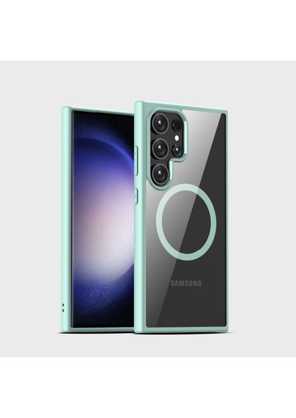 Samsung Galaxy S24 Uyumlu Premium Magsafe Wireless Şarj Özellikli Kılıf