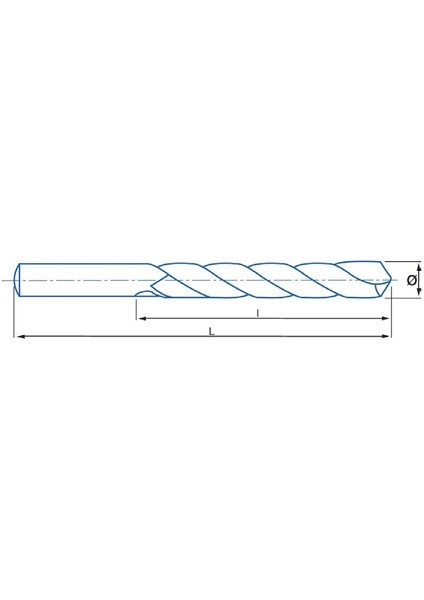 4,50MM Drillcraft DIN388 Tin Hss Matkap Ucu (10'lu)