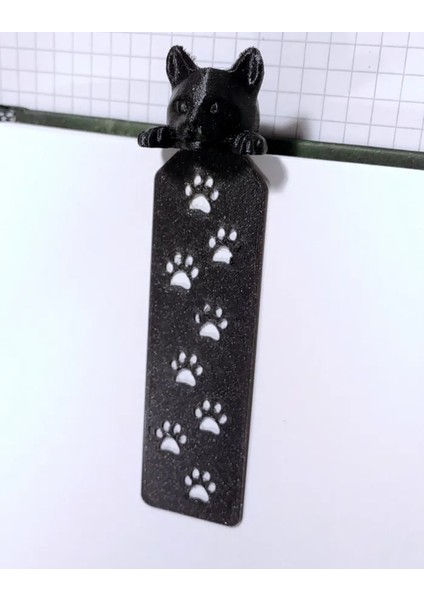2’li Gözetleyen Kedi Şeklinde Kitap Ayracı