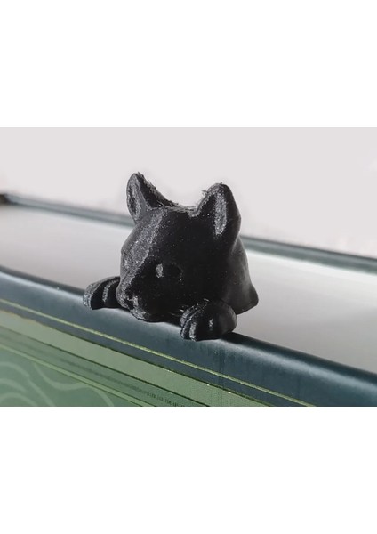 2’li Gözetleyen Kedi Şeklinde Kitap Ayracı