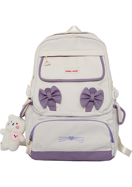 Beautifyy Su Geçirmez Naylon Sırt Çantaları Kadınlar Güzel Okul Çantaları Genç Kızlar Için Kitap Çantaları Öğrenci Sırt Çantası Bayan Seyahat Çantaları (Yurt Dışından)
