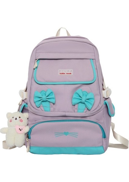 Beautifyy Su Geçirmez Naylon Sırt Çantaları Kadınlar Güzel Okul Çantaları Genç Kızlar Için Kitap Çantaları Öğrenci Sırt Çantası Bayan Seyahat Çantaları (Yurt Dışından)