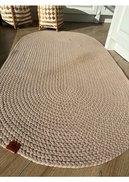 Milda 11 Hav Toz Vermez Jüt Kilim Çift Taraflı Hasırlı Örgü Halı