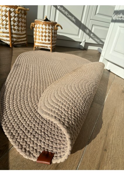 Milda 11 Hav Toz Vermez Jüt Kilim Çift Taraflı Hasırlı Örgü Halı modelleri