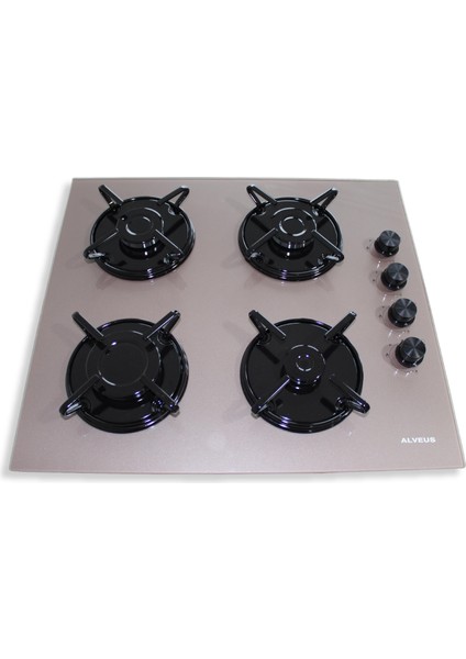 Gls 640 Kahverengi Cam Ocak