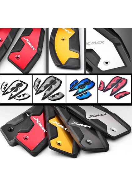 Xmax 125/250/300 2018-2023 Basamak Paspas Seti 4 Lü Set Kırmızı Renk fiyatları