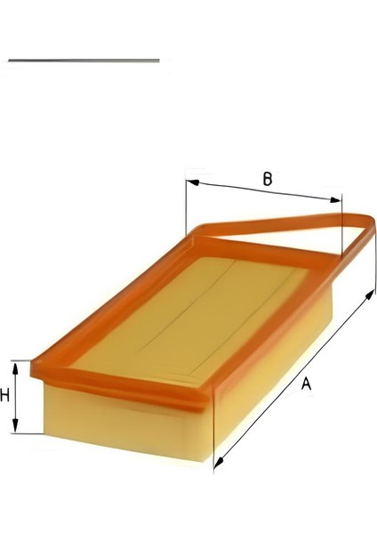 TH 3506/S Hava Fıltresı SÜNGERLİ ( Nemo 1.4hdı (2002>)FORD Fıesta Uyumlu Hava Filtresi
