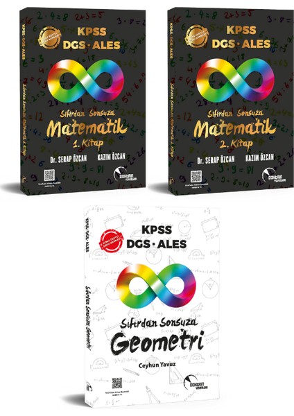 Doktrin Yayınları KPSS DGS ALES Sıfırdan Sonsuza Matematik ve Geometri 3’lü Set