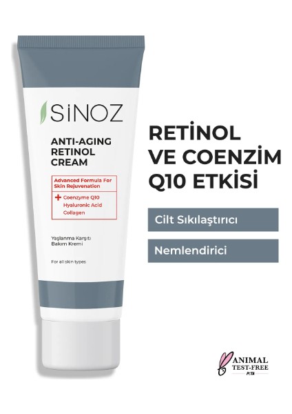 Yaşlanma Karşıtı Retinol ve Kolajen Kremi 50 ml