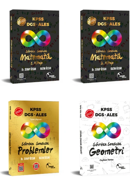 Doktrin Yayınları KPSS DGS ALES Sıfırdan Sonsuza Matematik Seti 4 Kitap