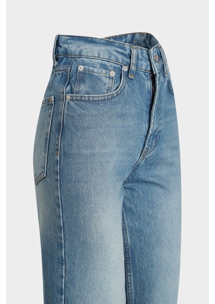 AÇELYAOKCU High Waist Straight Leg Blue Jean modelleri