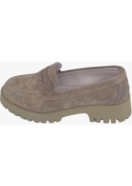 78-02-75001 Kadın Nubuk Deri Vizon Loafer