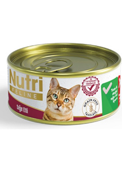 85GR Sığır Etli 12ADET Yaş Kedi Maması