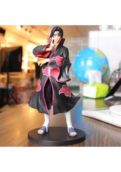 20CM Naruto Anime Modeli Çocuk Oyuncakları Uchiha Itachi Tahsil Karikatür Pvc Action Figure Heykeli Bebek Süsleme Doğum Günü Hediyesi