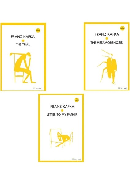 Franz Kafka İngilizce Roman Seti (3 Kitap Takım)