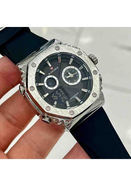Digital Analog Silikon Kayışlı Kol Saati