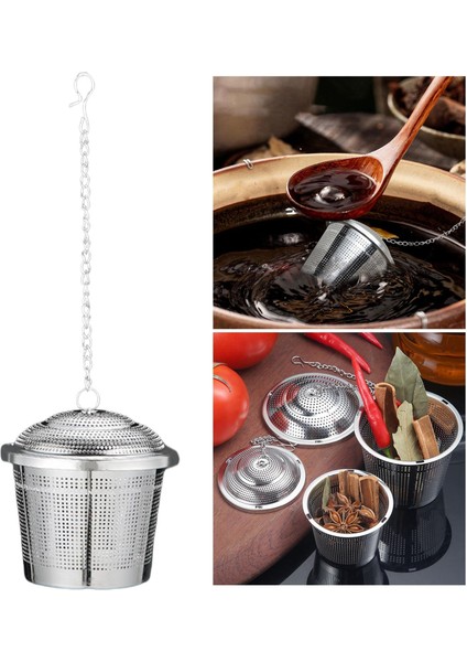 Piş Süzgeci Ince Örgü Şek Çay Taşıma Zinciri Asılı Çay Büyük Ş (Yurt Dışından)