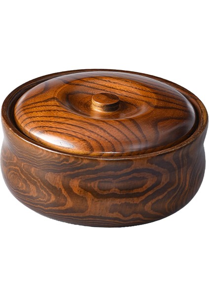 Kapaklı Ahşap Kase Masif Ahşap Ahşap Ramen Kase 20CMX7.5CM (Yurt Dışından) indirimleri