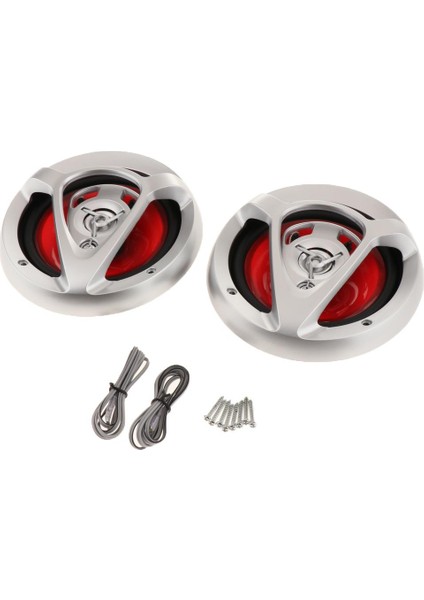 6,5 Inç Araç Ses Hoparl Çifti Stereo Ses Bileşen Sistemi (Yurt Dışından)