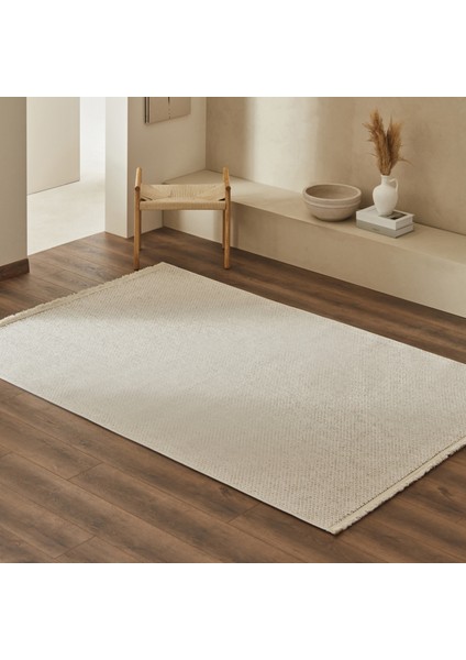 7/24 Iskandinav Premium Linda Beyaz V2 160X230 cm Salon Mutfak Halısı Yolluk Kilim modelleri