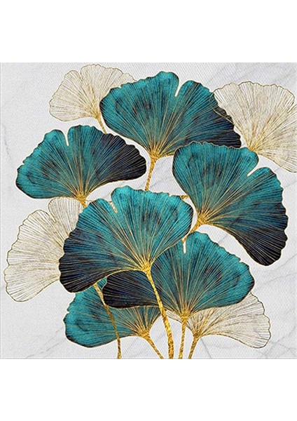 Ginkgo Yaprağı Elmas Boyama Diy Dekoratif Boyama-30*30 (Yurt Dışından)