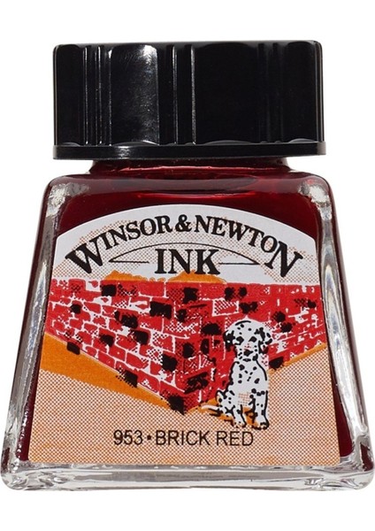 Drawing Ink Çini Mürekkebi 14ML 040 Brick Red