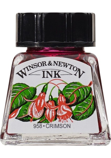 Drawing Ink Çini Mürekkebi 14ML 203 Crimson