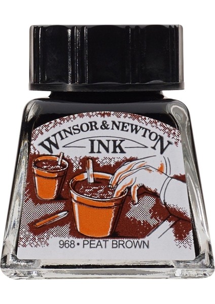 Drawing Ink Çini Mürekkebi 14ML 469 Peat Brown