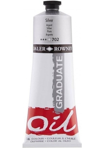 Graduate Yağlı Boya 200ML 702 Silver
