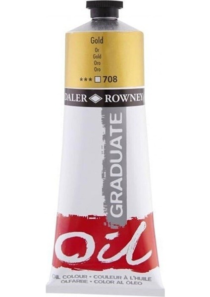 Graduate Yağlı Boya 200ML 708 Gold