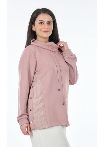 Kadın Oversize Kapüşonlu Sweatshirt - Rahat ve Şık Günlük Stil