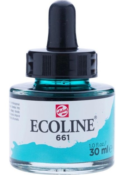 Ecoline Sıvı Suluboya 30ML 661 Turquise Green