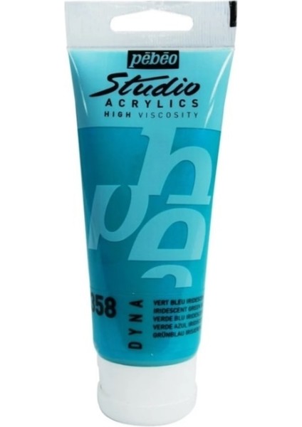 Studio Akrilik Boya - Iridescent Green Blue - 100ML - N:358 fiyatları