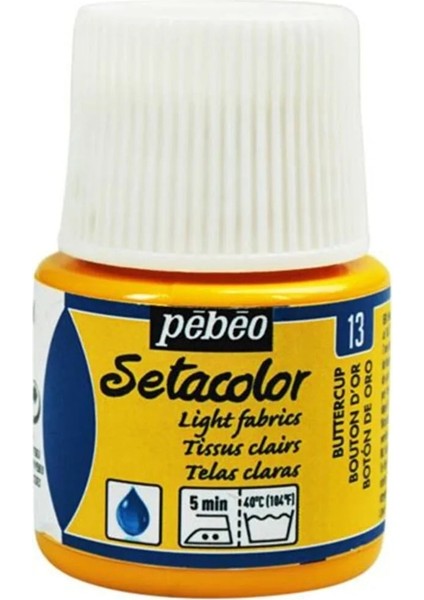 Light Fabric (Transparan) Kumaş Boyası 13 Buttercup 45 ml