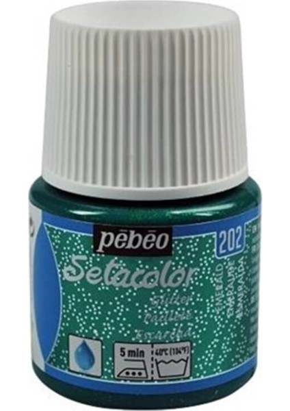 Glitter (Simli) Kumaş Boyası 202 Emerald 45 ml