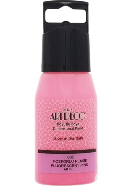 Boyutlu Boya - Fosforlu Pembe - 60ML