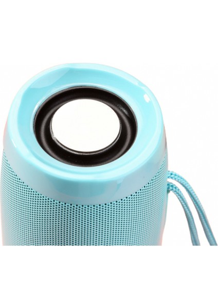 Kablosuz Hoparlör Bluetooth Uyumlu Hoparlör Yeşil Taşınabilir Hoparlör LED Işık ile Güçlü Yüksek Dış Mekan Bas Tf Fm Radyo (Yurt Dışından) modelleri