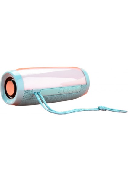 Kablosuz Hoparlör Bluetooth Uyumlu Hoparlör Yeşil Taşınabilir Hoparlör LED Işık ile Güçlü Yüksek Dış Mekan Bas Tf Fm Radyo (Yurt Dışından) fırsatları