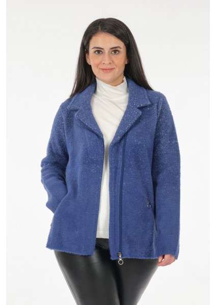 Oversize Fermuarlı Kadın Ceket - Minimalist, Günlük fırsatları