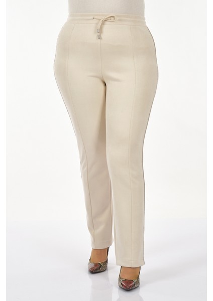 Minimalist Kadın Pantolon - Yüksek Bel Regular Fit