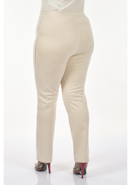 Minimalist Kadın Pantolon - Yüksek Bel Regular Fit indirimleri