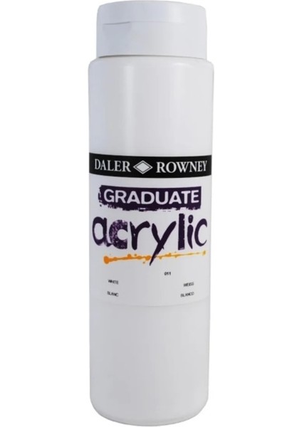 Daler Rowney Graduate Akrilik Boya 500ML N:011 White