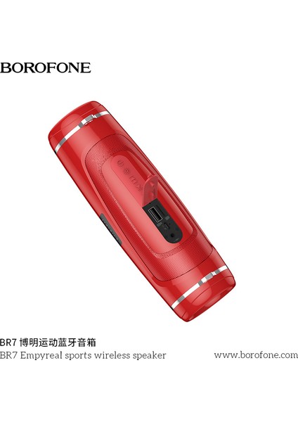 Borofone Ananas Rüzgar Br7 Spor Bluetooth Hoparlör 5 Renk Karışık Kargo Açık Subwoofer Bluetooth Hoparlör (Yurt Dışından) fiyatları