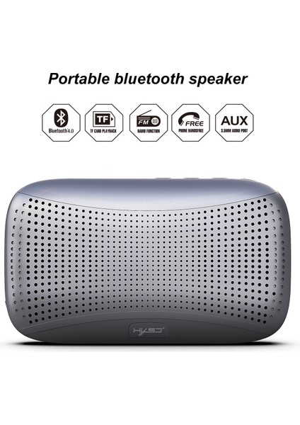 Hafif Bluetooth Ses, Kablosuz Bluetooth Hoparlör, Subwoofer Kartı, Açık Havada Sürüş Taşınabilir Ses (Yurt Dışından)