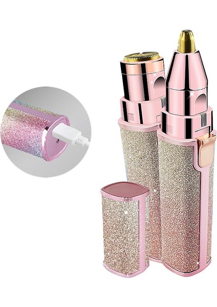 Mini Elektrikli Tıraş Makinesi Erkek Taşınabilir Tıraş Makinesi USB Şarj Yüz Tam Vücut Tıraş Makinesi (Yurt Dışından)