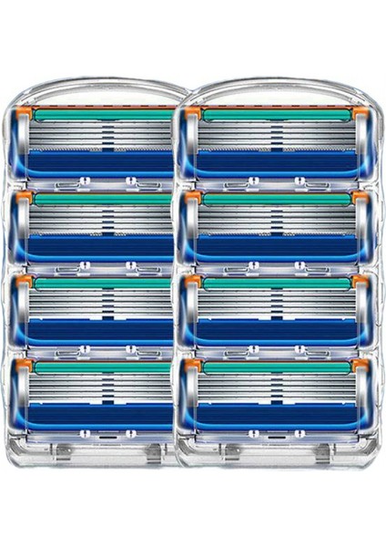 Gillette Erkek Tıraş Bıçağı, 8'li Yedek Tıraş Bıçağı Paketi, 5 Sürtünmeyi Önleyici Bıçak (Yurt Dışından)
