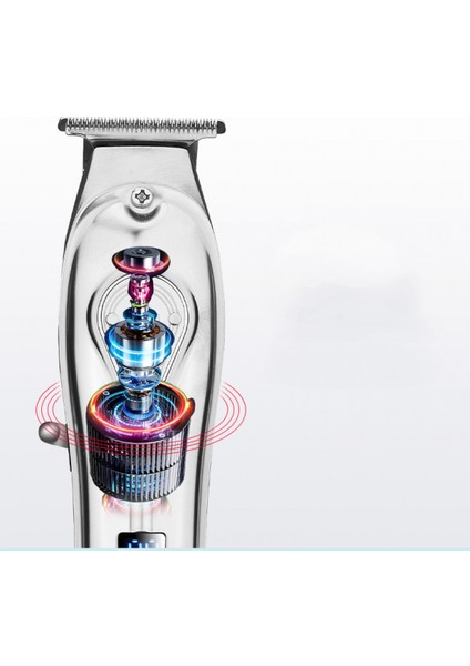 Profesyonel Saç Kesme Makinesi Erkek T-Blade Harici Edger Elektrikli Saç Sıfır Boşluk Düzeltici Akülü Saç Kesme Makinesi LCD Ekran USB Şarj Edilebilir Saç Kesme Makinesi (Yurt Dışından) fırsatları