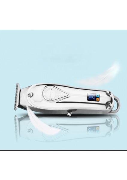 Profesyonel Saç Kesme Makinesi Erkek T-Blade Harici Edger Elektrikli Saç Sıfır Boşluk Düzeltici Akülü Saç Kesme Makinesi LCD Ekran USB Şarj Edilebilir Saç Kesme Makinesi (Yurt Dışından) indirimleri
