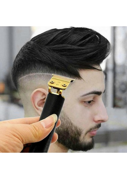 Profesyonel Saç Kesme Makinesi Erkek T-Blade Harici Edger Elektrikli Saç Sıfır Boşluk Düzeltici Akülü Saç Kesme Makinesi LCD Ekran USB Şarj Edilebilir Saç Kesme Makinesi (Yurt Dışından)