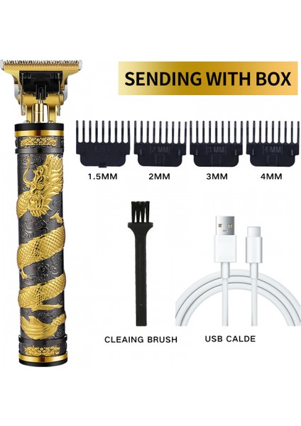 Profesyonel Saç Kesme Makinesi Tıraş Makinesi Giyotin Akülü Sakal Elektrikli Erkekler (Yurt Dışından) fiyatları